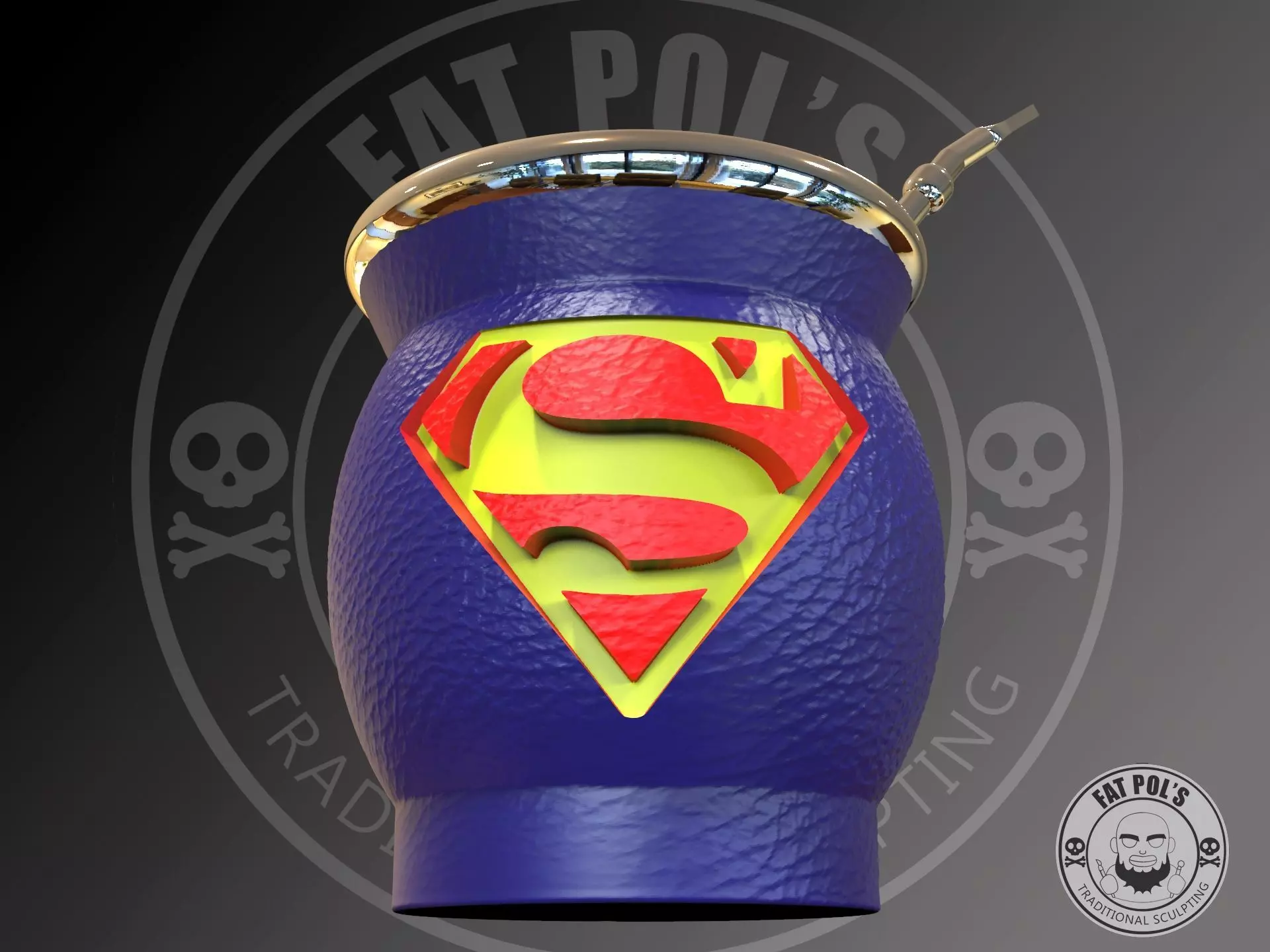 Superman Mate Free 3D print model