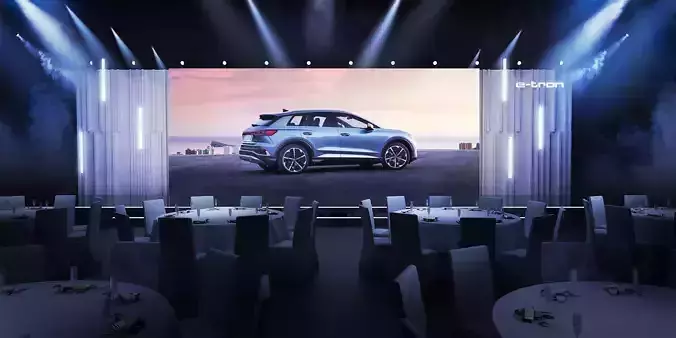 audi Q4 e-tron dinner 
