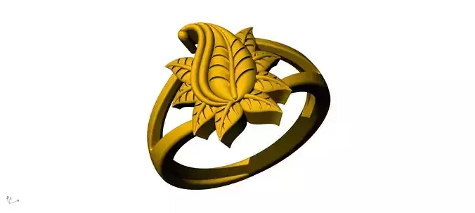 Womens Plain Ring 004