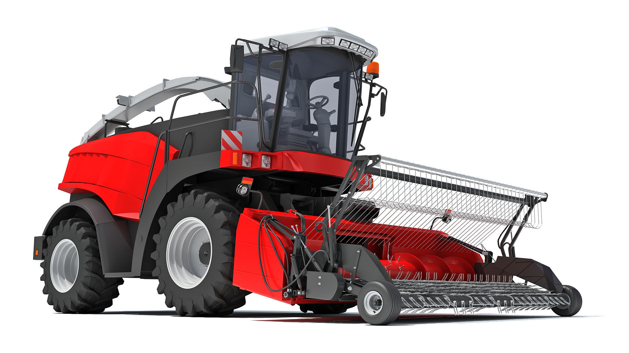 Combine Harvester 3D model_8