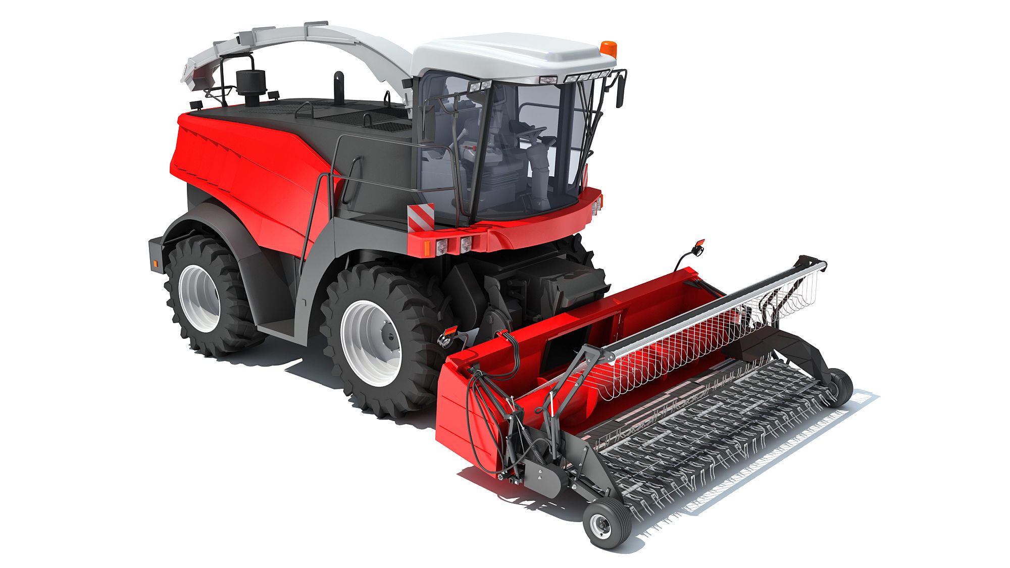 Combine Harvester 3D model_10