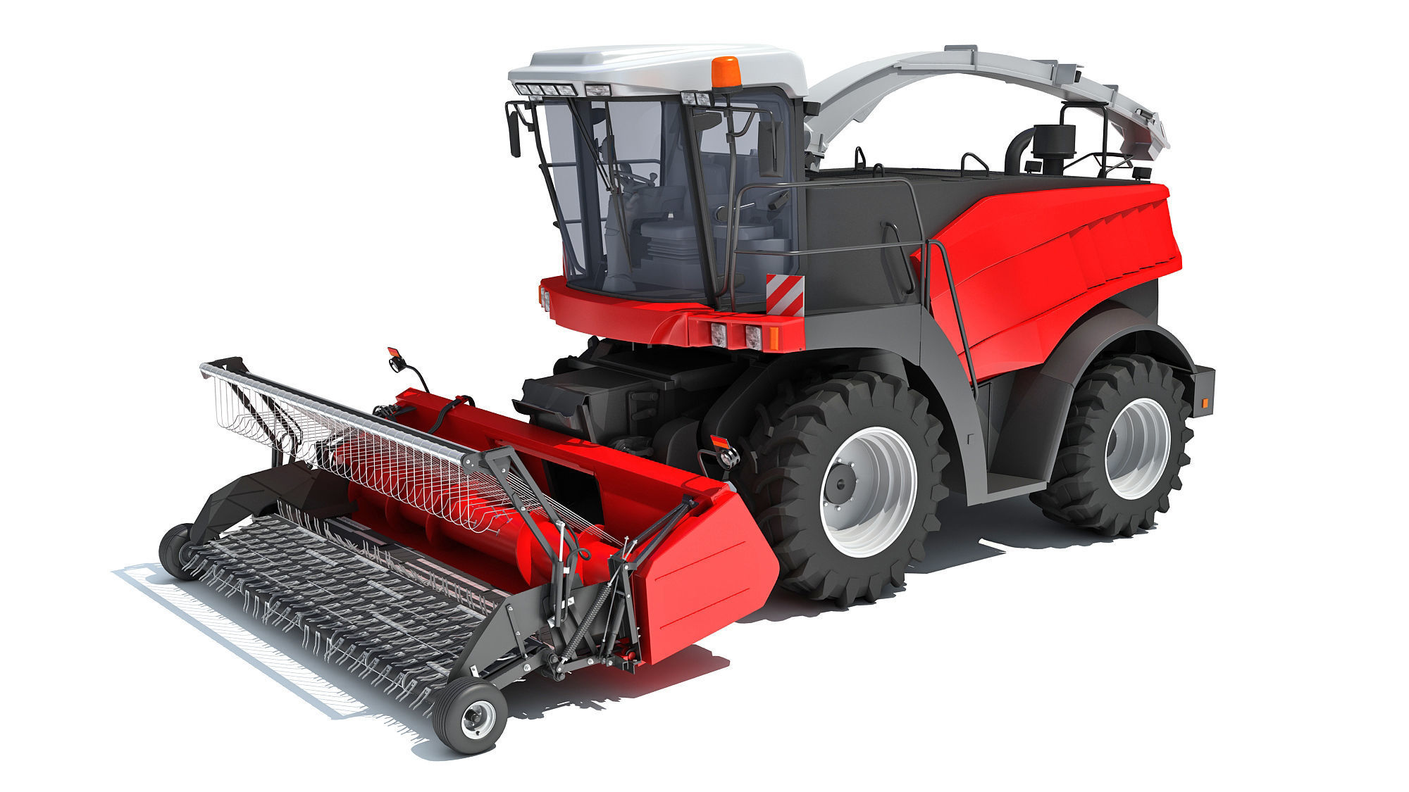 Combine Harvester 3D model_9