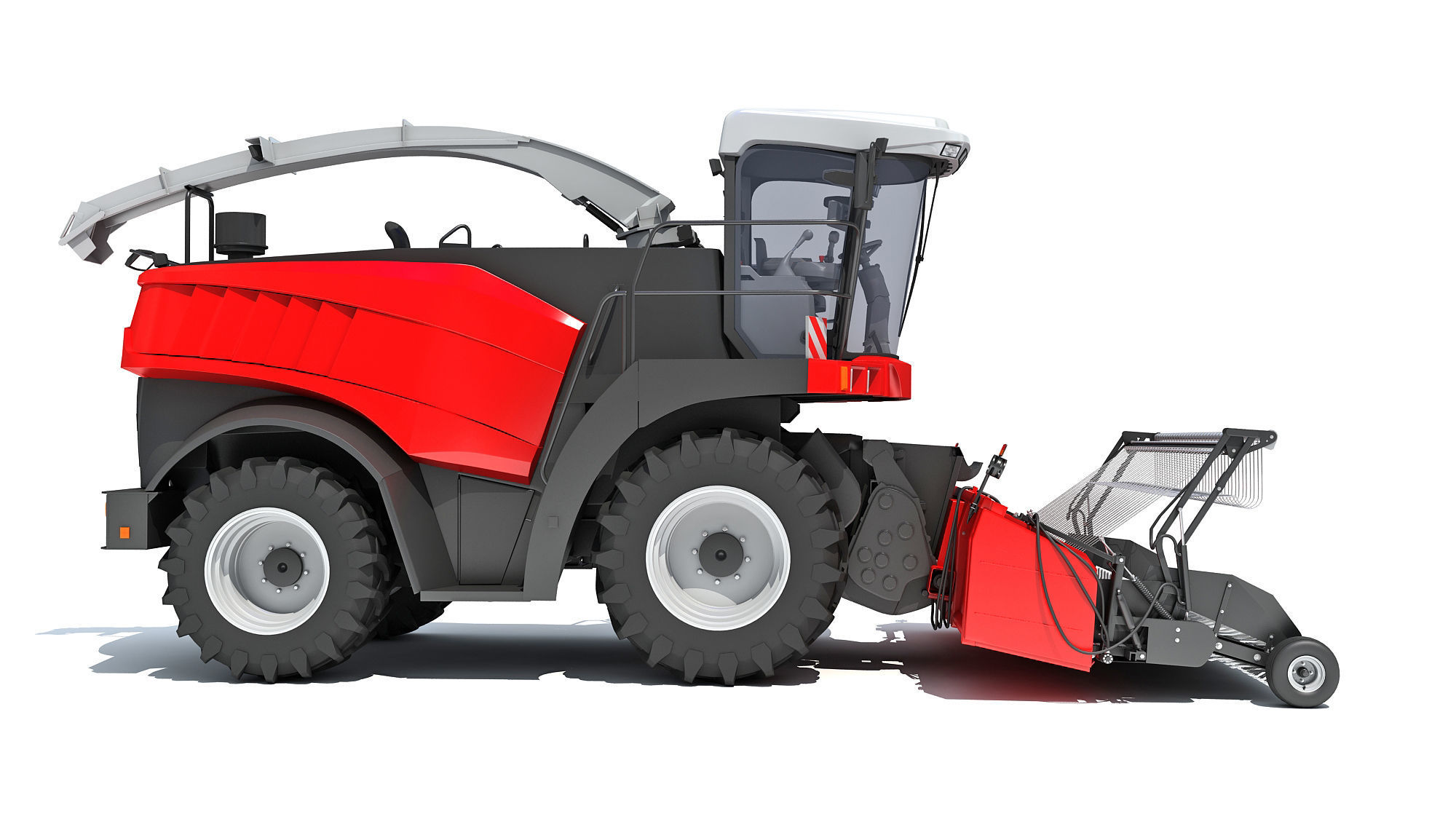 Combine Harvester 3D model_7