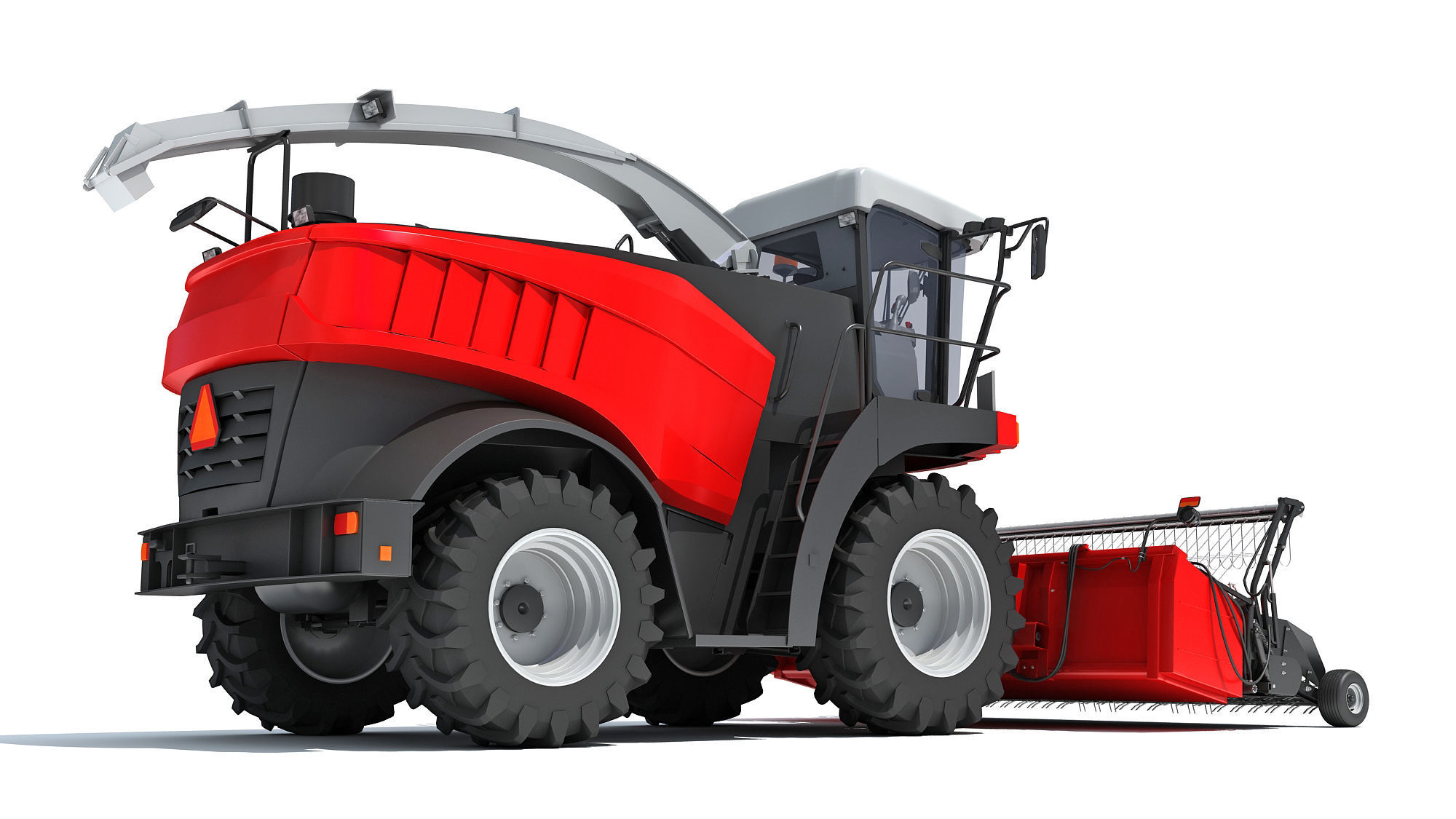 Combine Harvester 3D model_5
