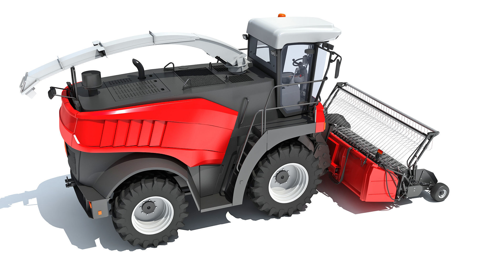 Combine Harvester 3D model_6