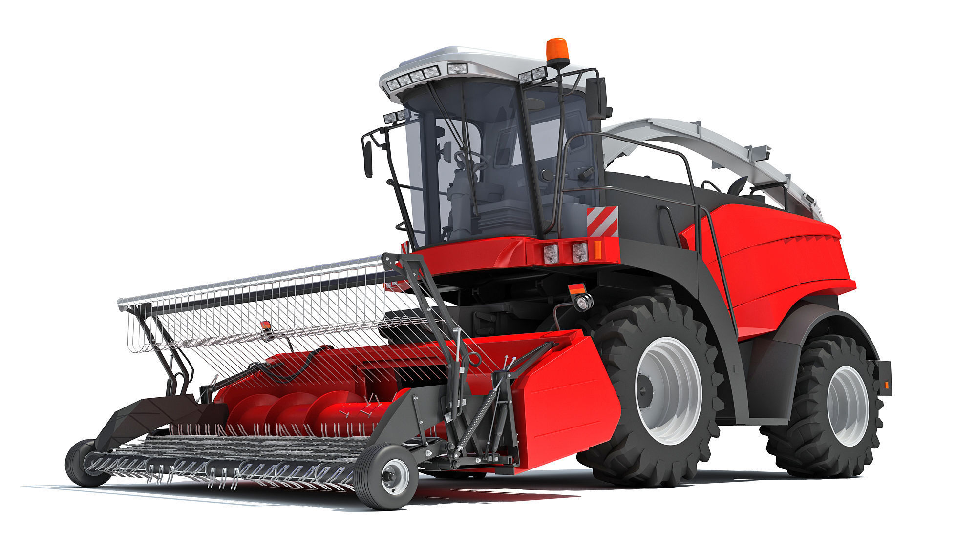Combine Harvester 3D model_12