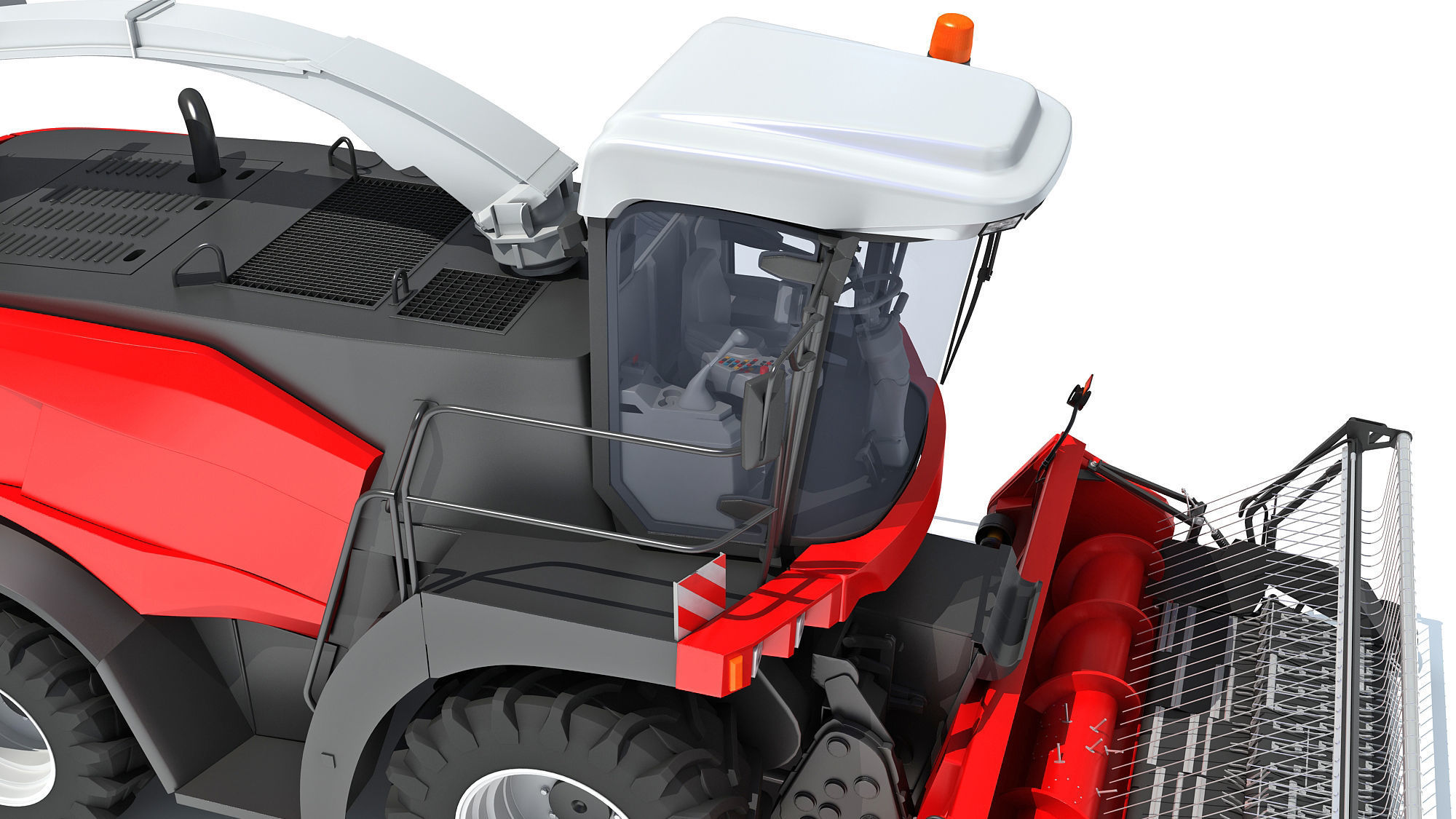Combine Harvester 3D model_14