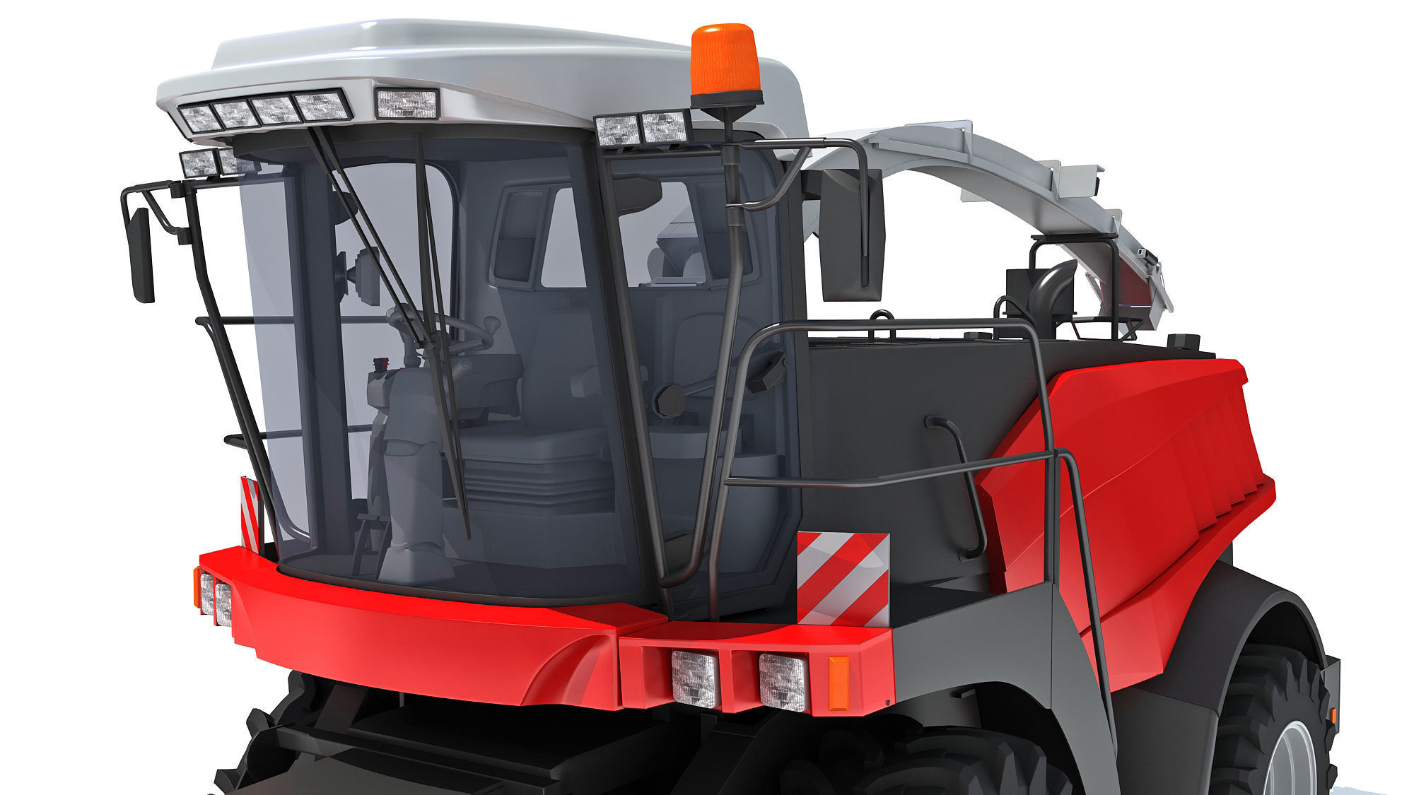 Combine Harvester 3D model_13