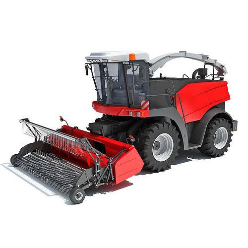 Combine Harvester 3D model