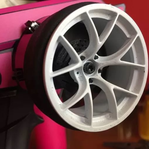 Sanwa MT4 Steering Wheel Adapter for 12 mm Hex 3D print model_1