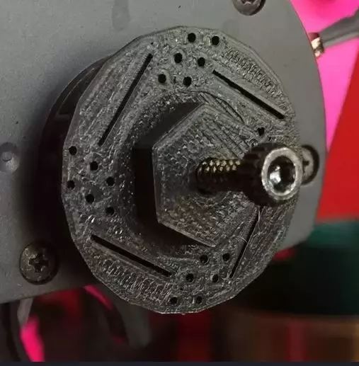 Sanwa MT4 Steering Wheel Adapter for 12 mm Hex 3D print model_0