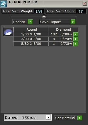 ring round gem 3D print model_3