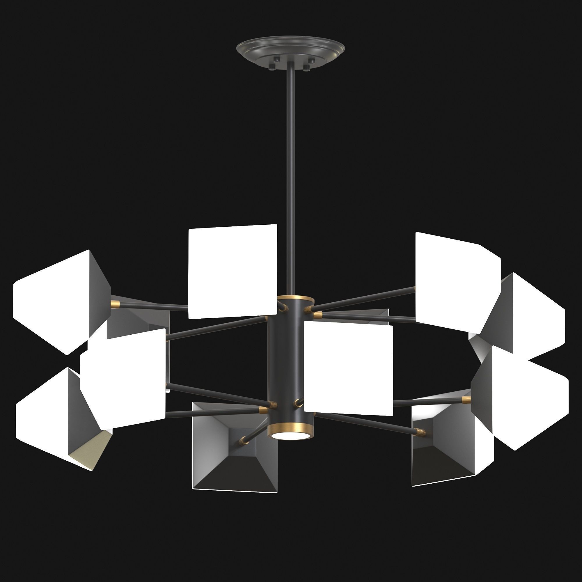 Ceiling chandelier Lumen Lux 3D model_3