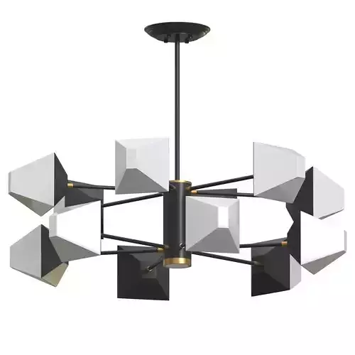 Ceiling chandelier Lumen Lux 3D model