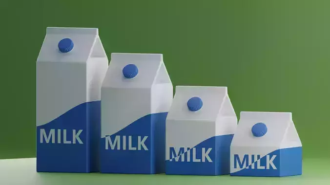 Cartoon Milk Carton Box Collection