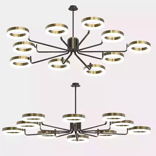 Ceiling Chandelier Lumen Lux 3D model