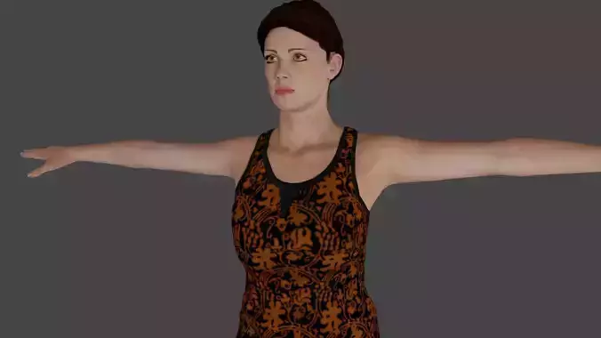 Rigged Female Character 29