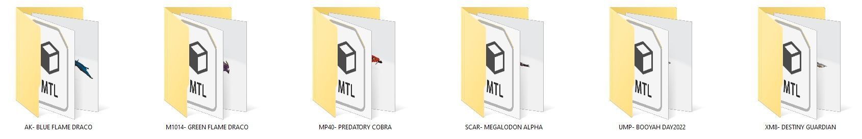 Choose A Weapon To Evolve UMP MP40 SCAR XM8 M1014 AK 3D model_13