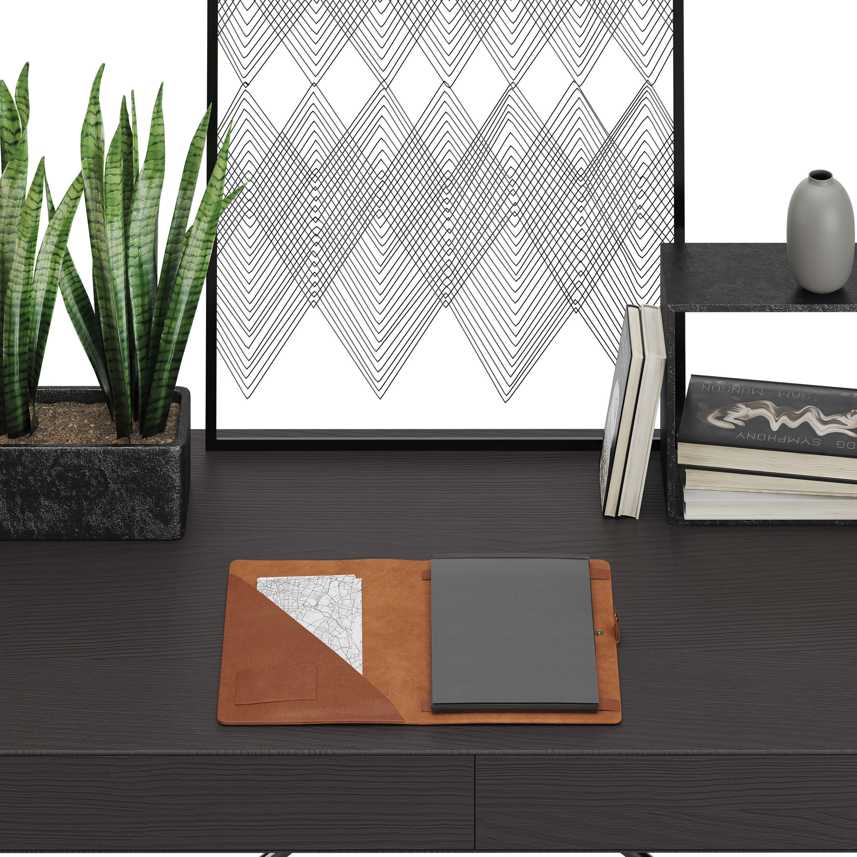 Workplace 02 3D model_1