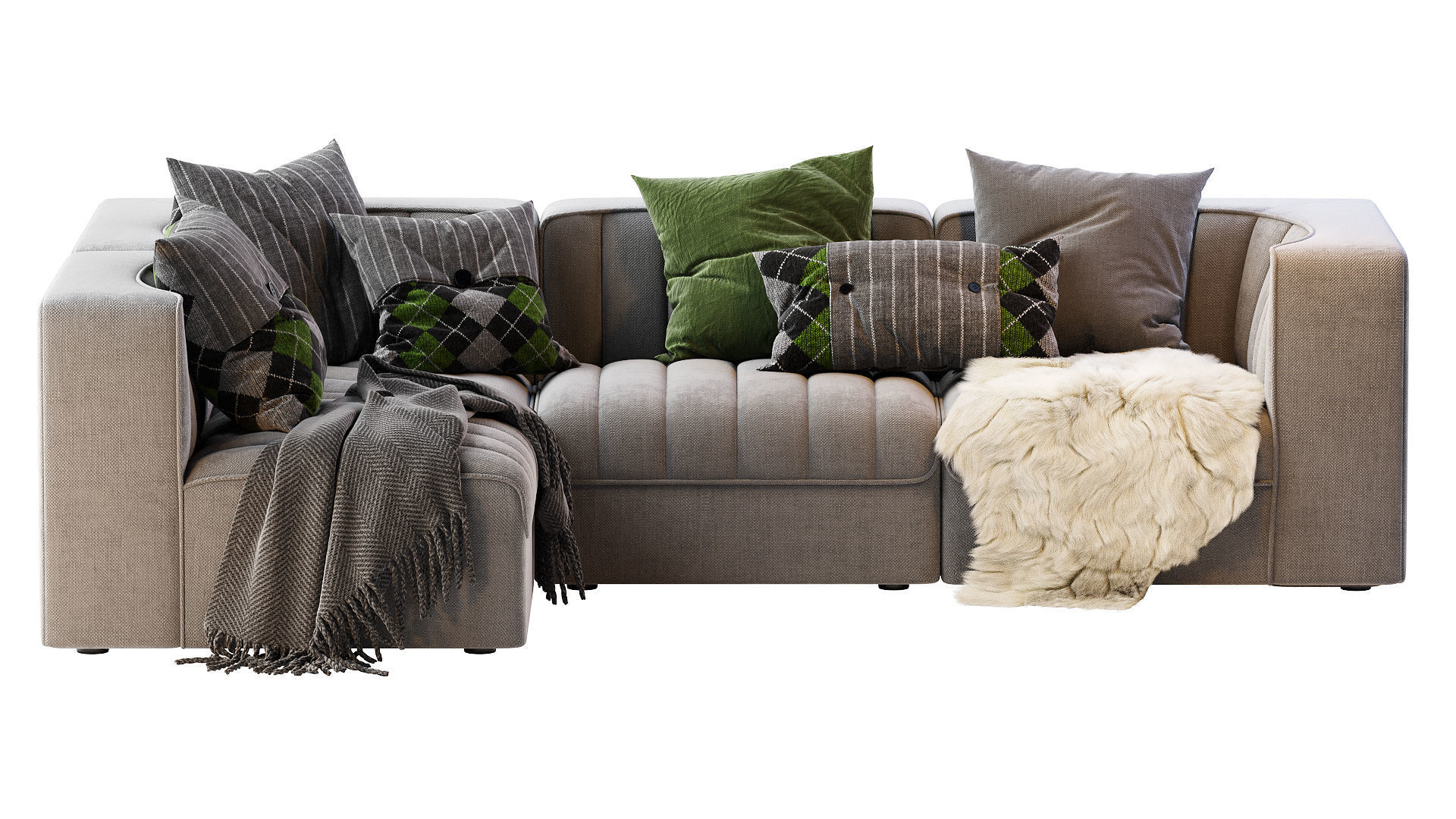 9000 Sofa by ARFLEX 3D model_7