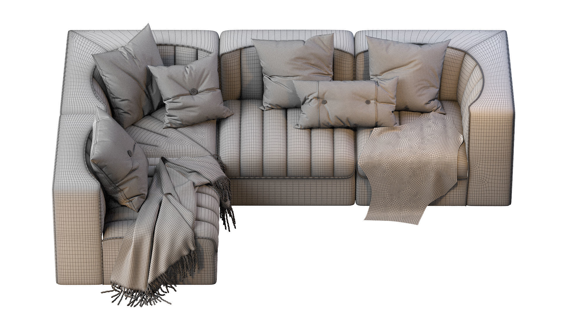 9000 Sofa by ARFLEX 3D model_15