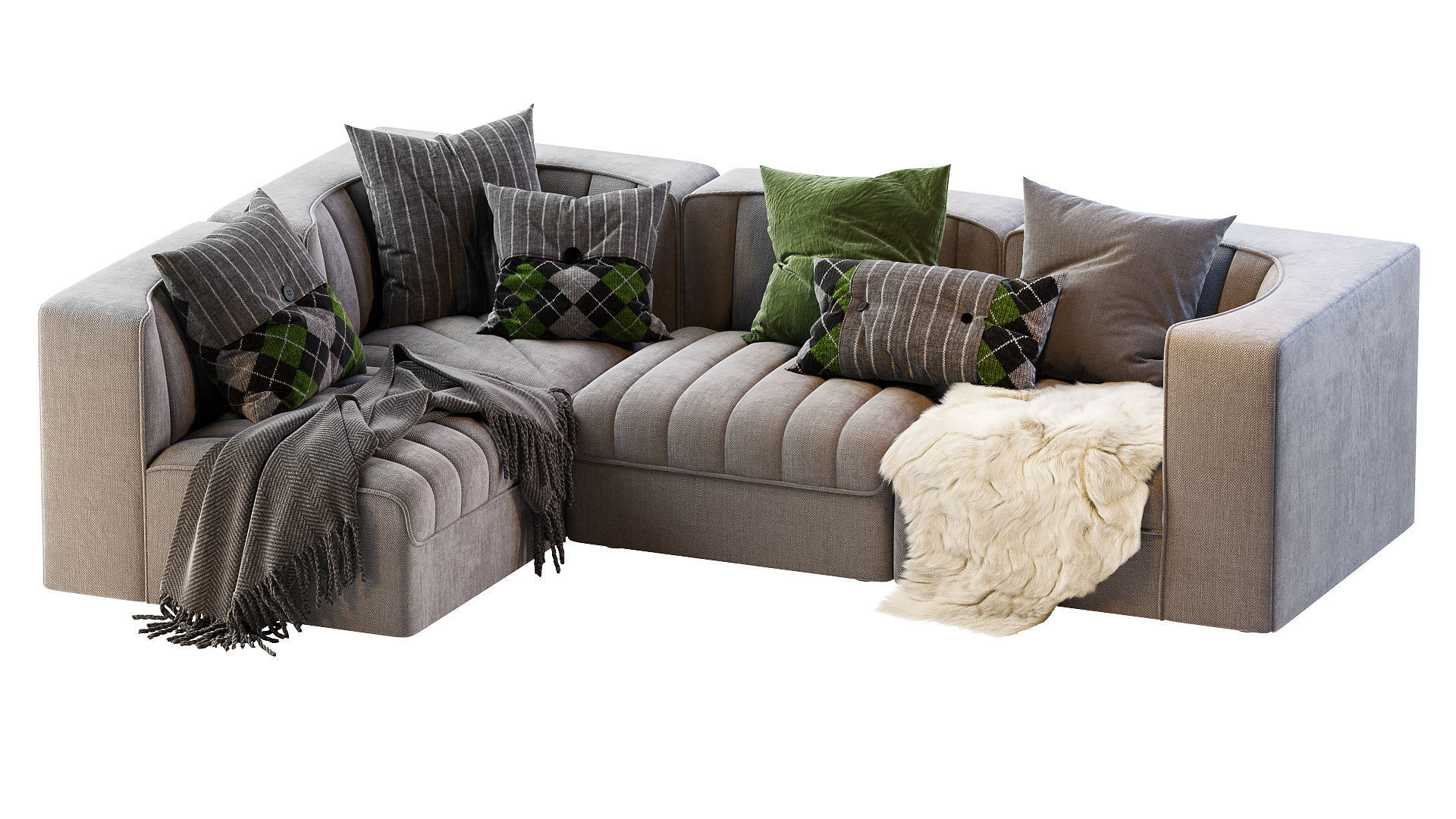 9000 Sofa by ARFLEX 3D model_4