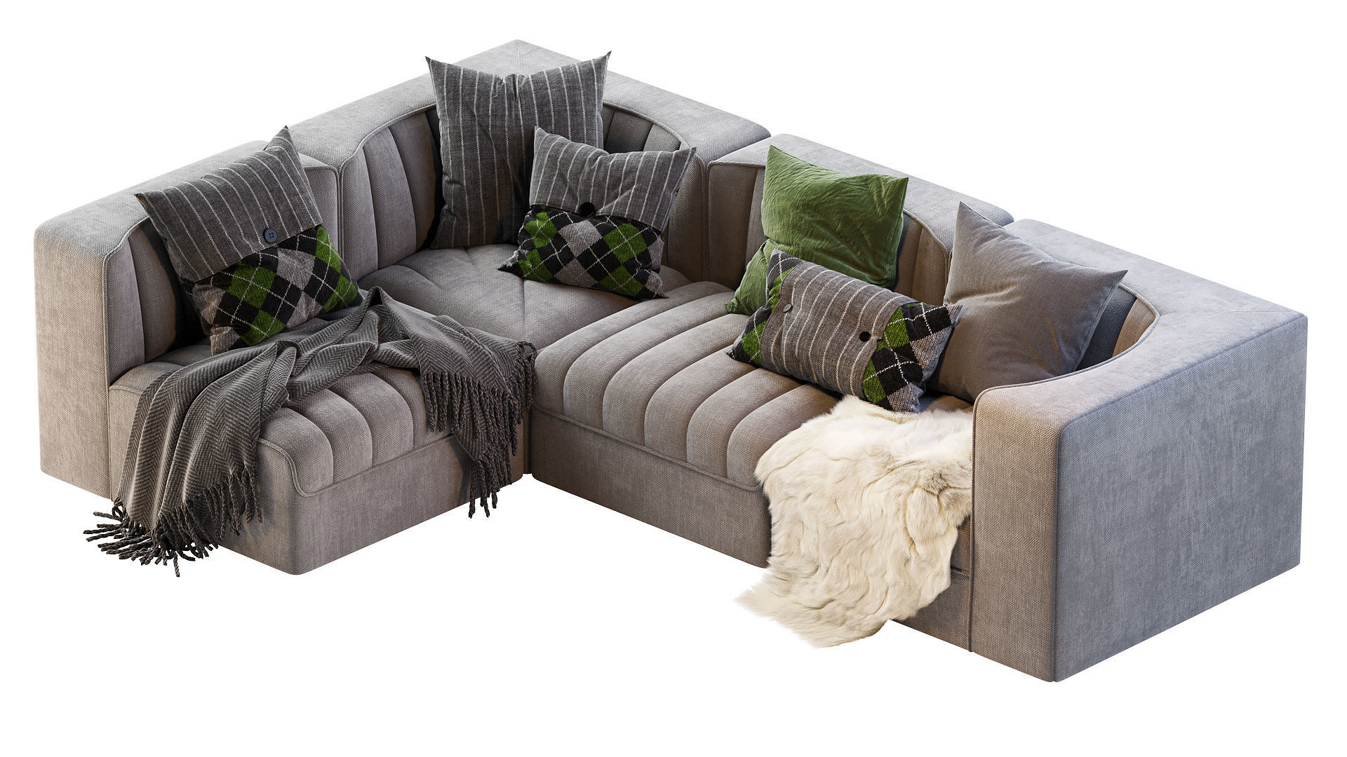 9000 Sofa by ARFLEX 3D model_8