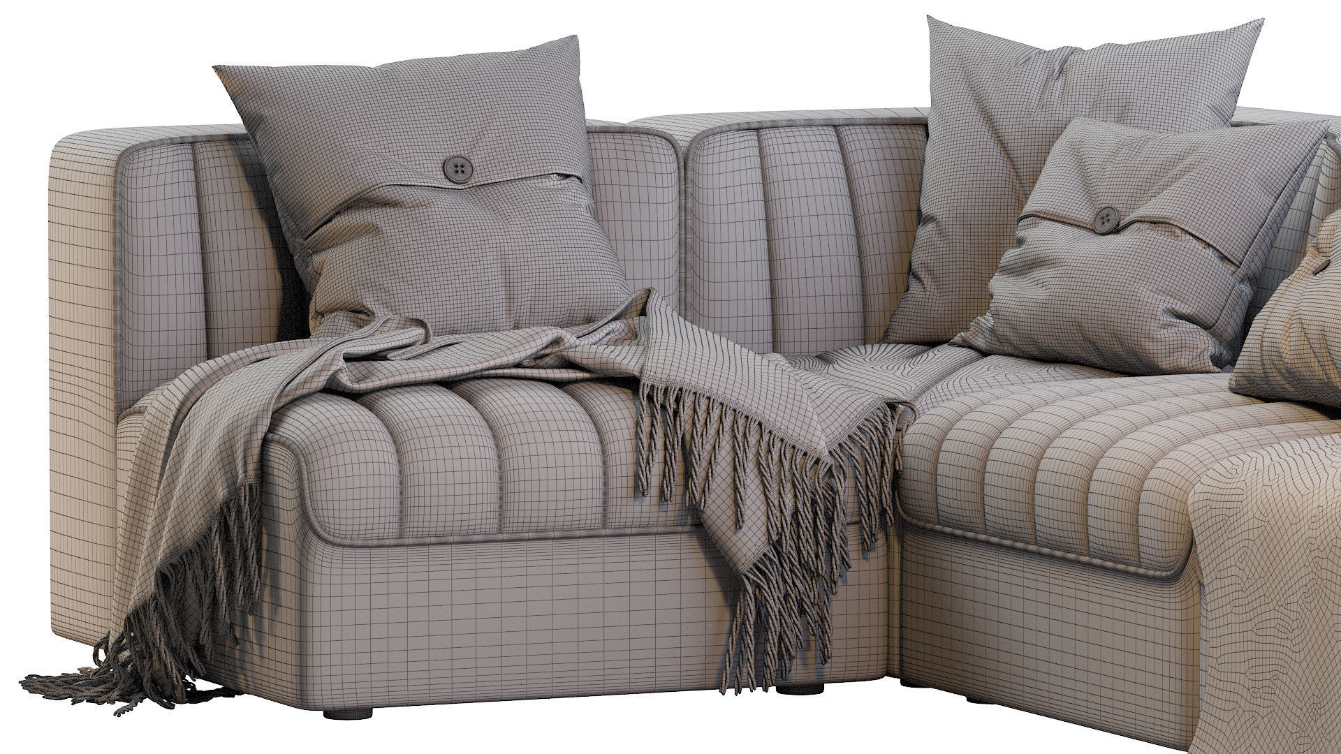 9000 Sofa by ARFLEX 3D model_16