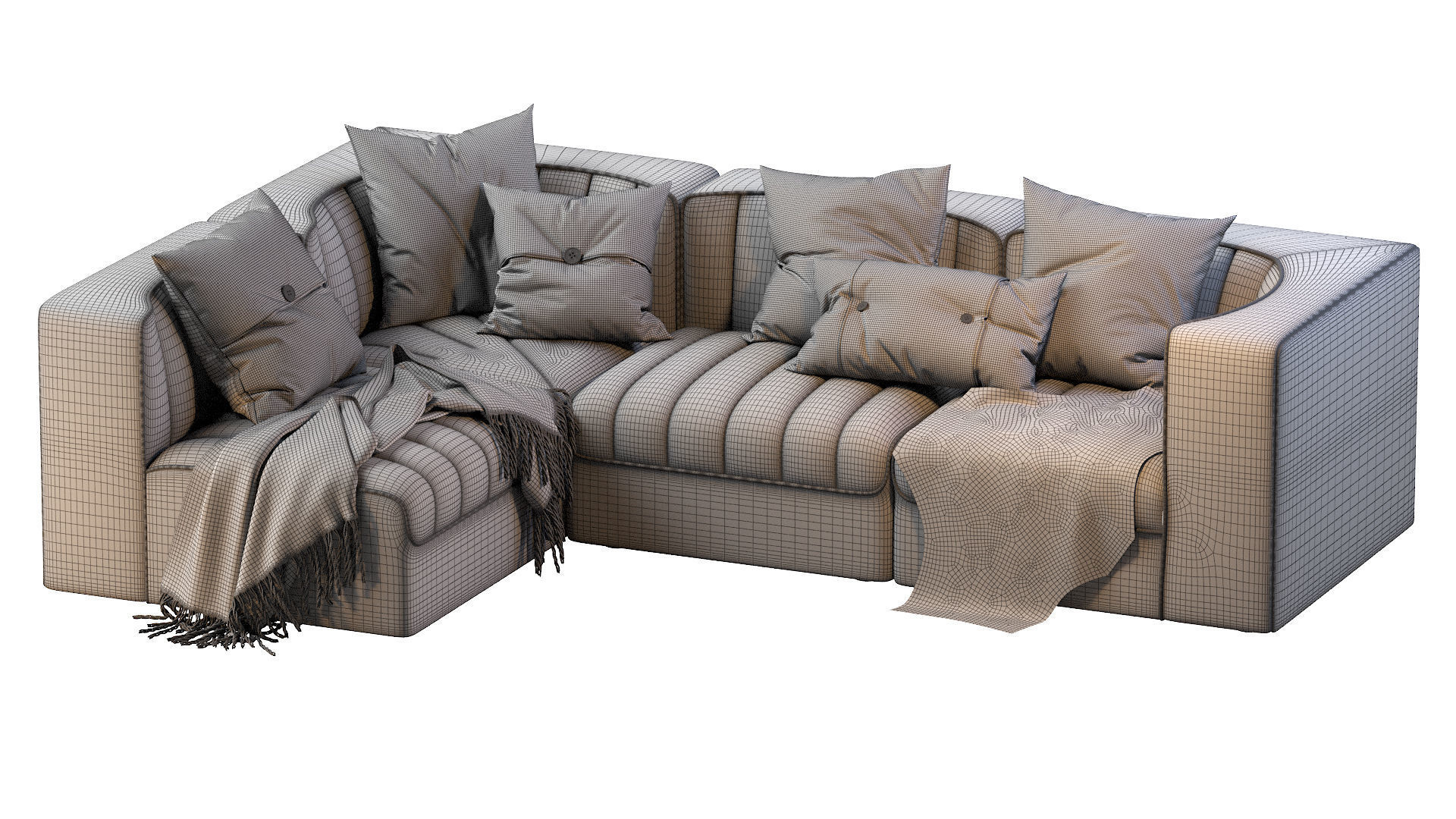 9000 Sofa by ARFLEX 3D model_14