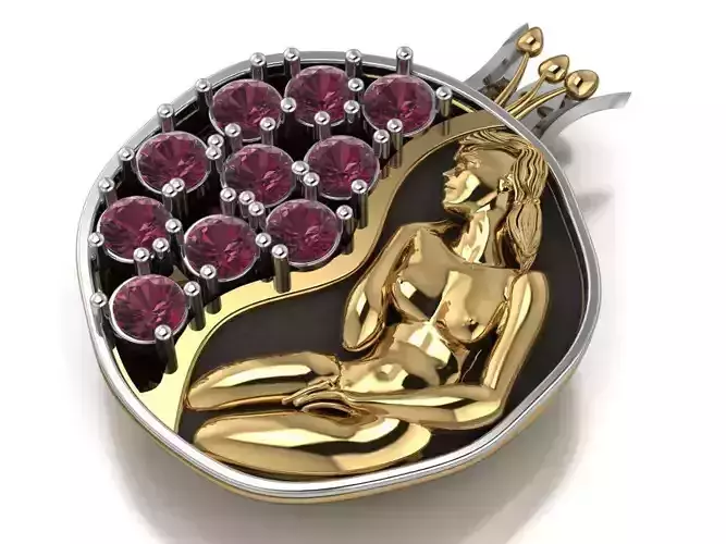 Pomegranate pendant