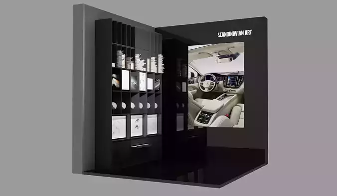 Automobile material display 3D model