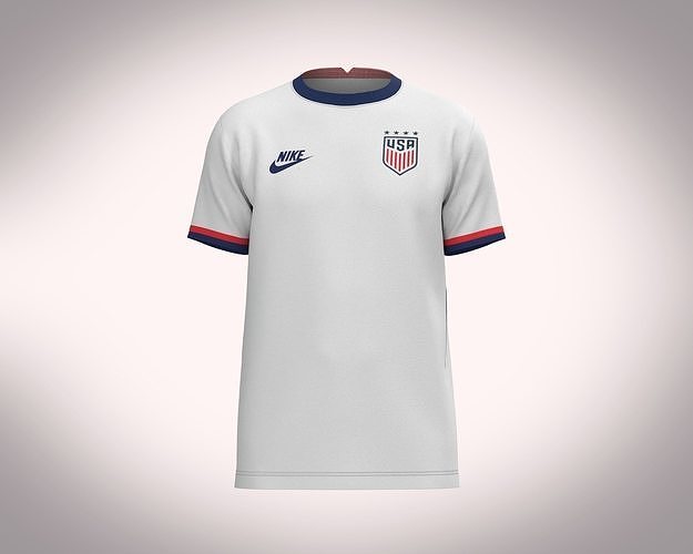 Nike U S  2020 Stadium Home 3D model