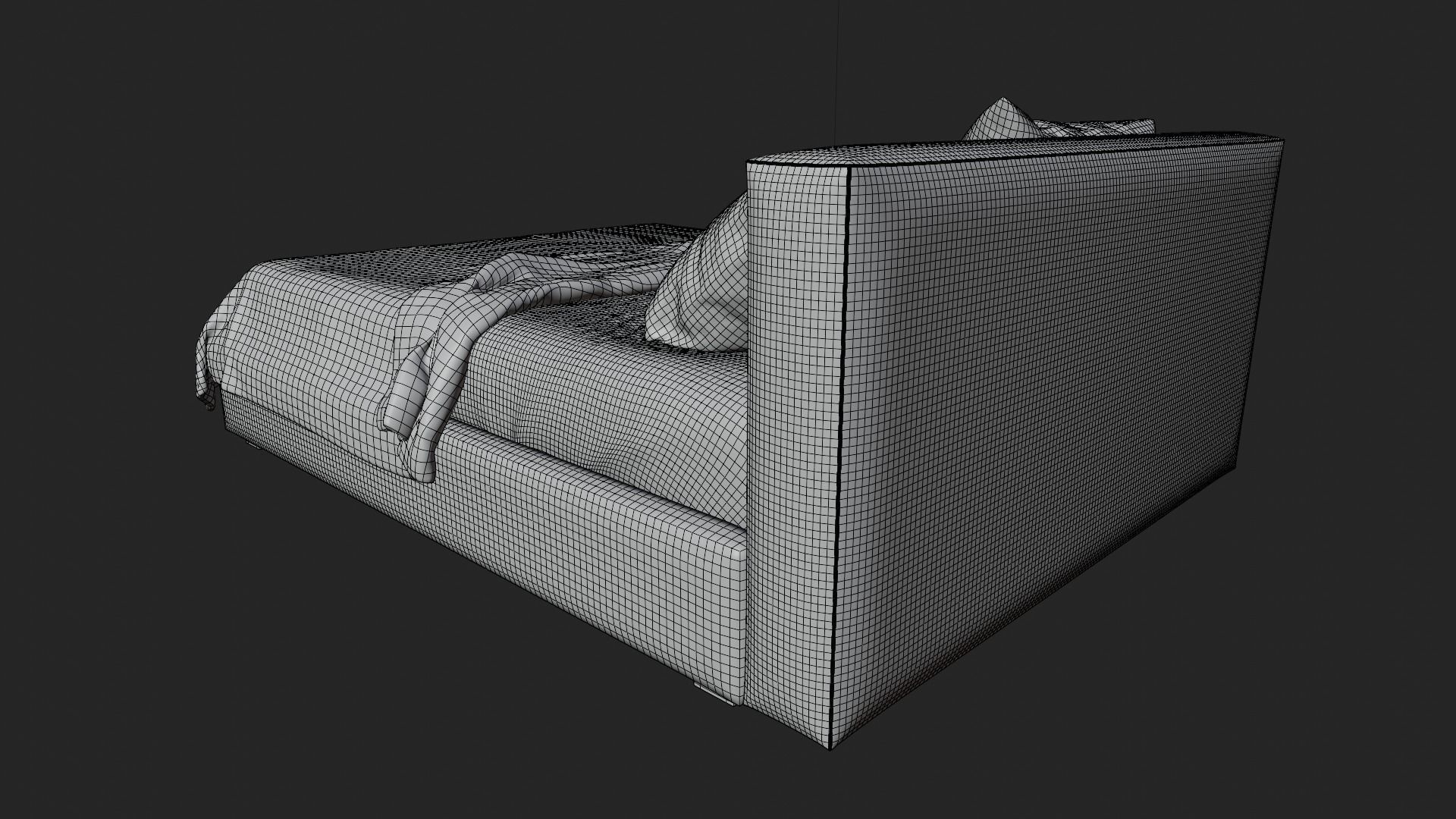 SAMOA BED RELAXED Free 3D model_6