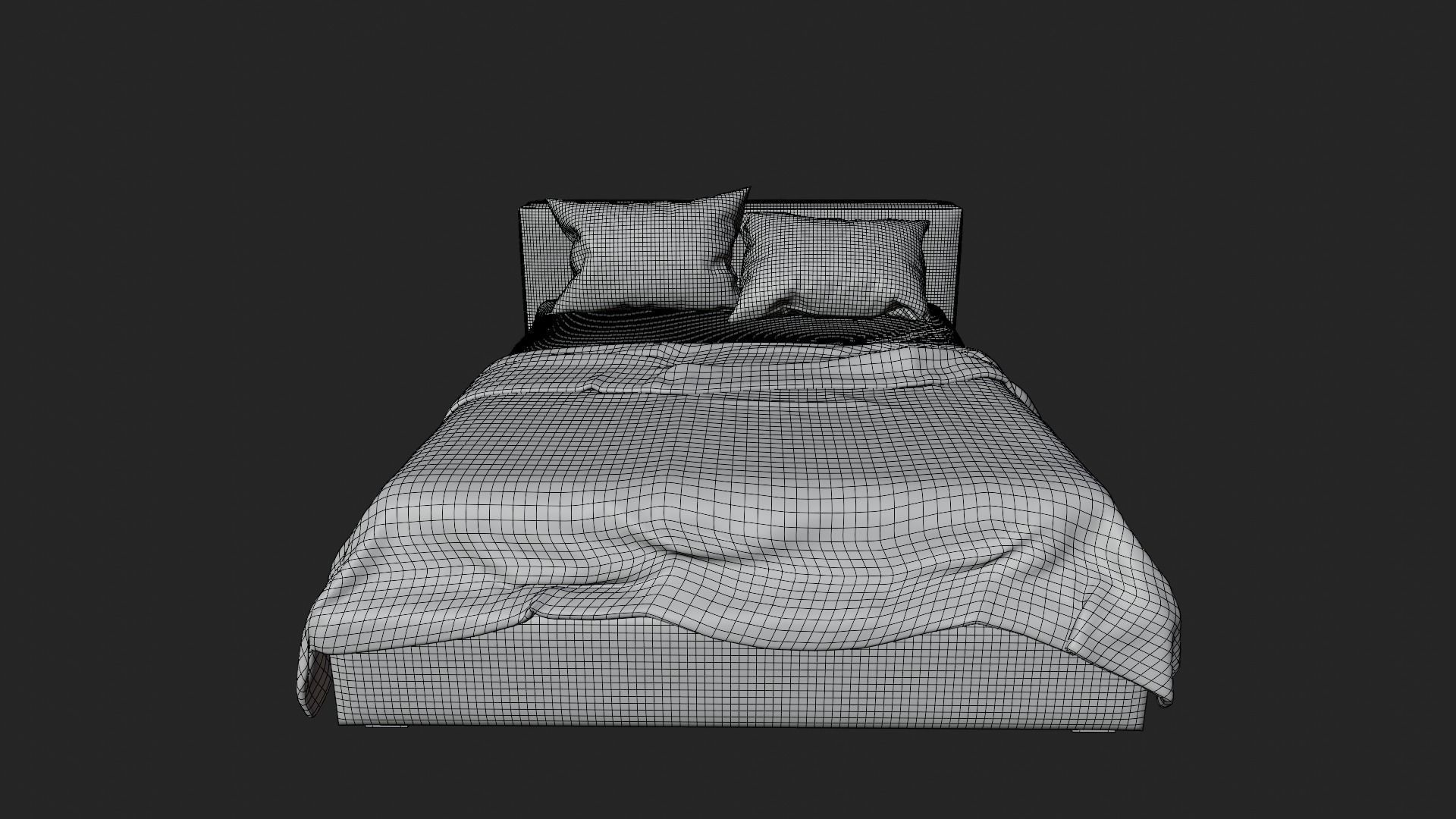 SAMOA BED RELAXED Free 3D model_5