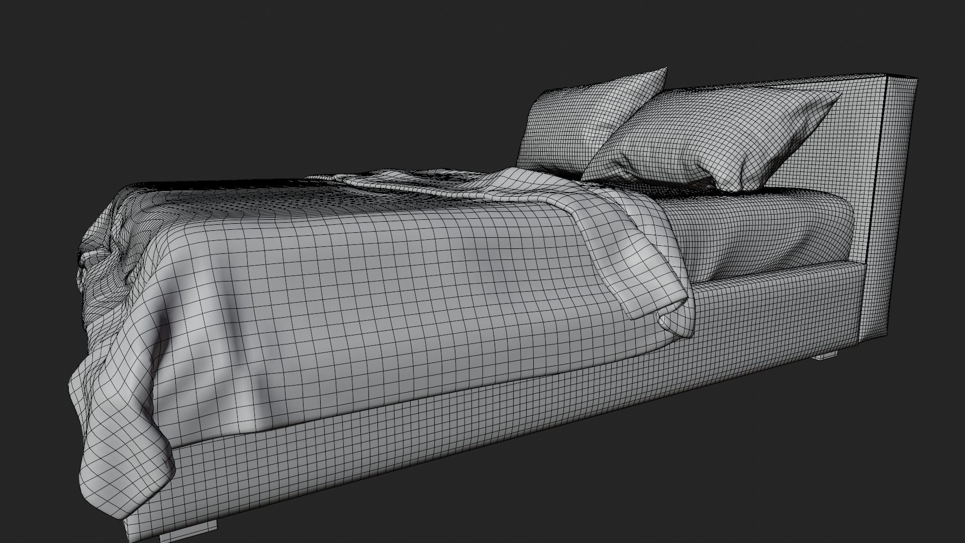 SAMOA BED RELAXED Free 3D model_7
