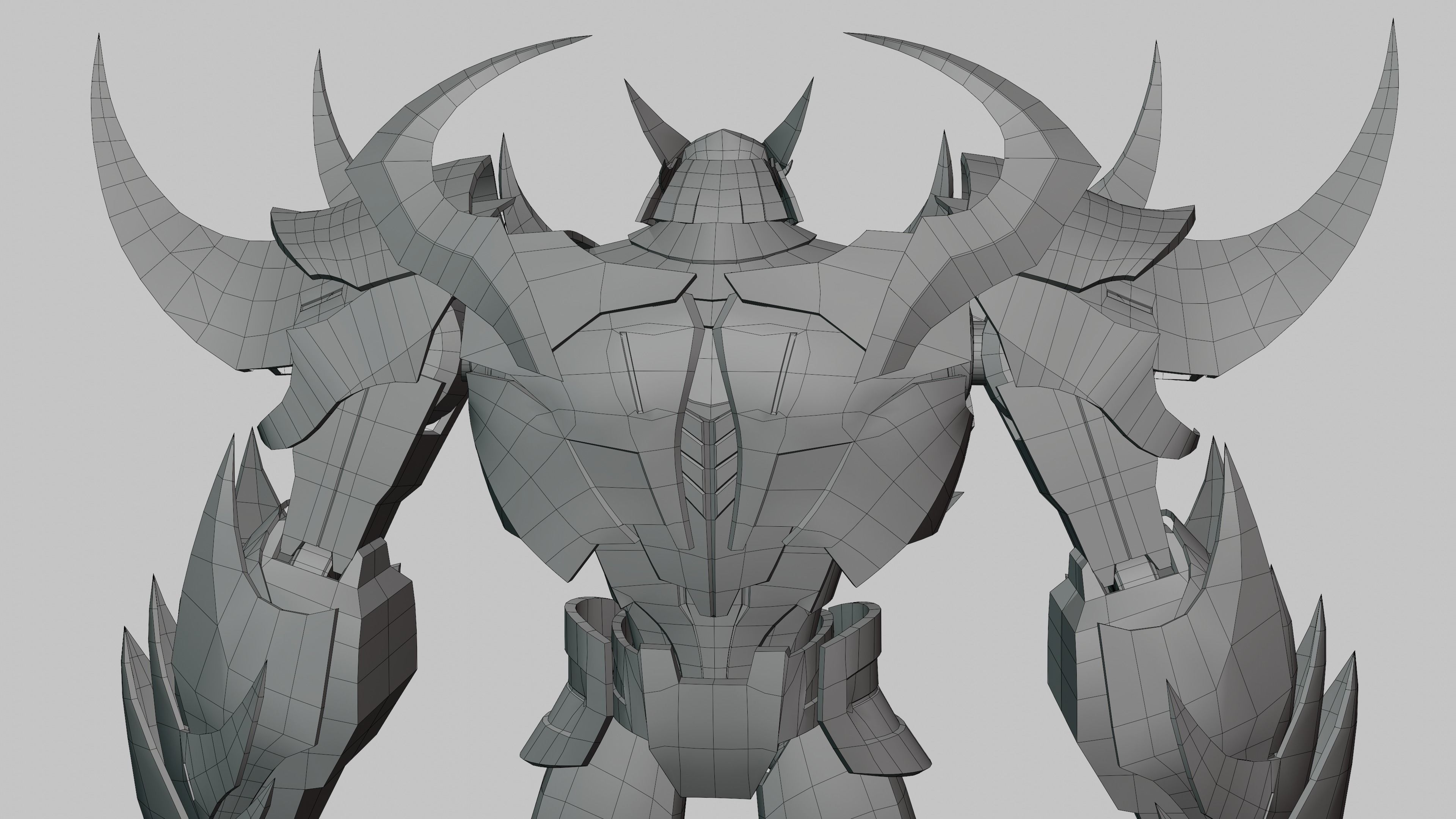 Megatron Transformers Prime Character Rig Low-poly 3D model_19