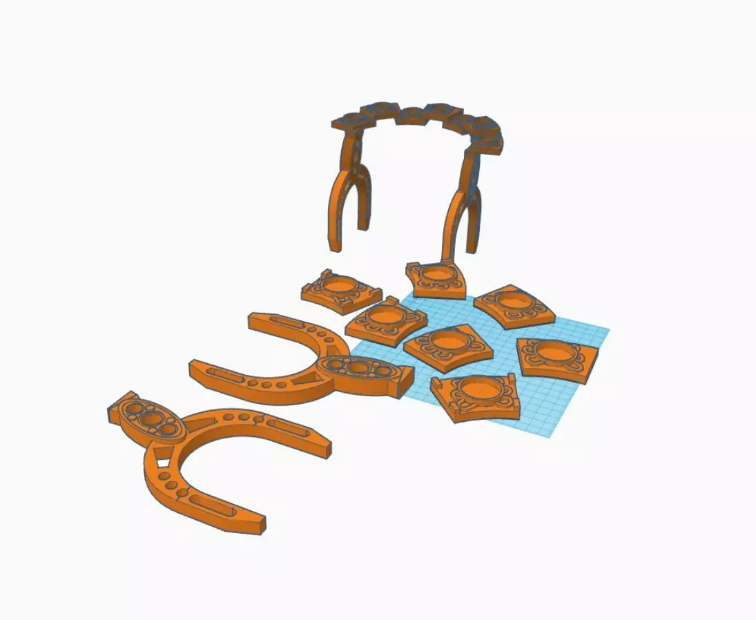 Star Wars Jabba Drinks tray 3D model