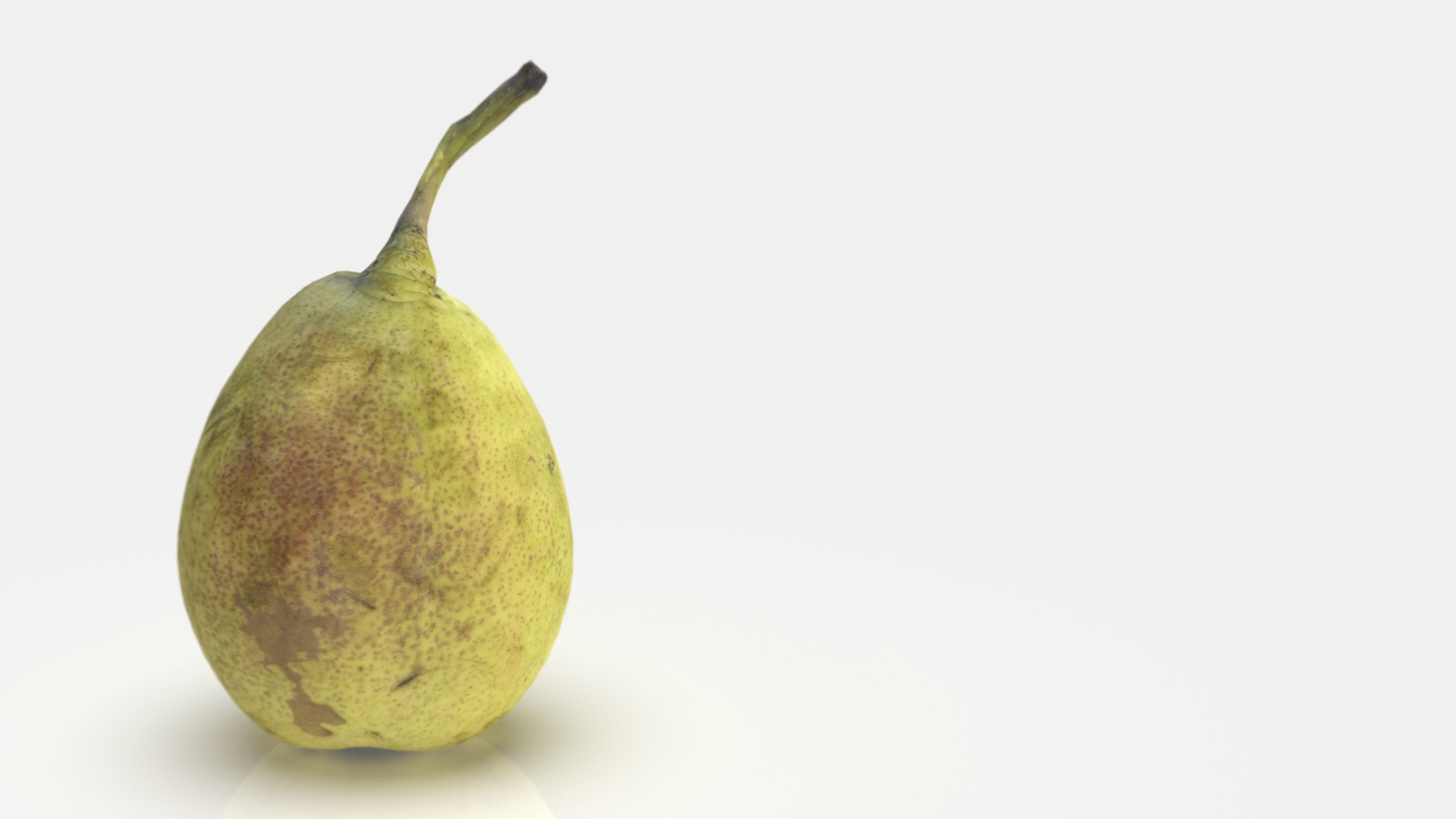 Conference pear Low-poly 3D model_14