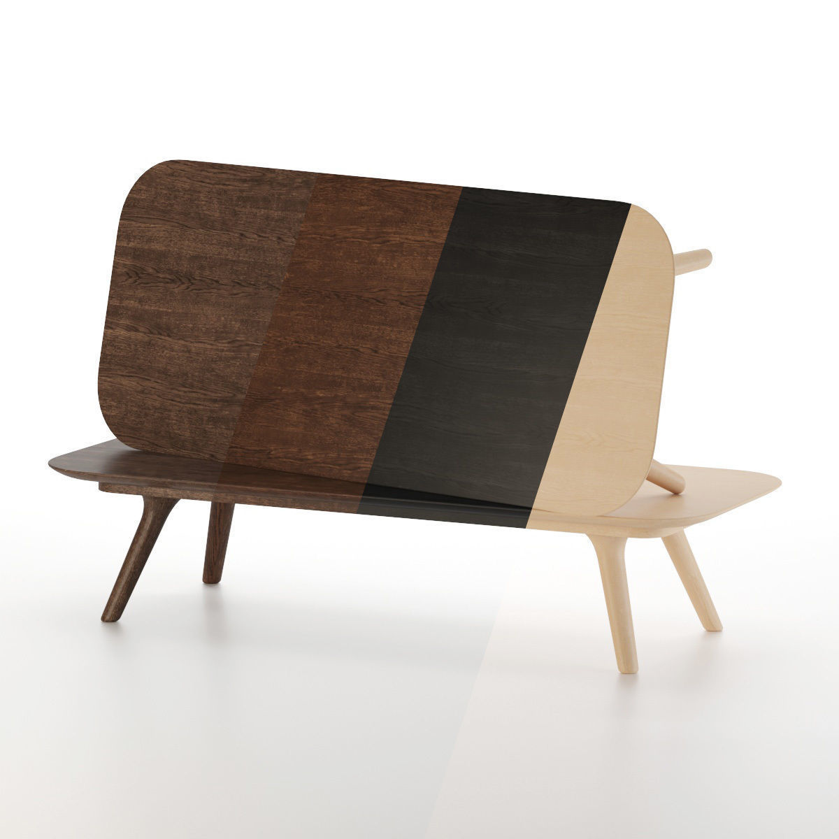 Zio Coffee Table Long 3D model_1