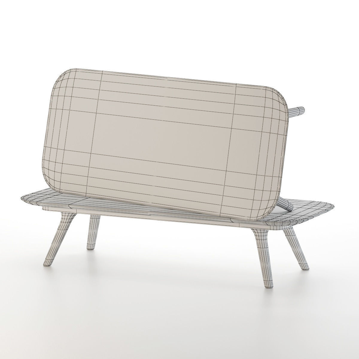 Zio Coffee Table Long 3D model_6