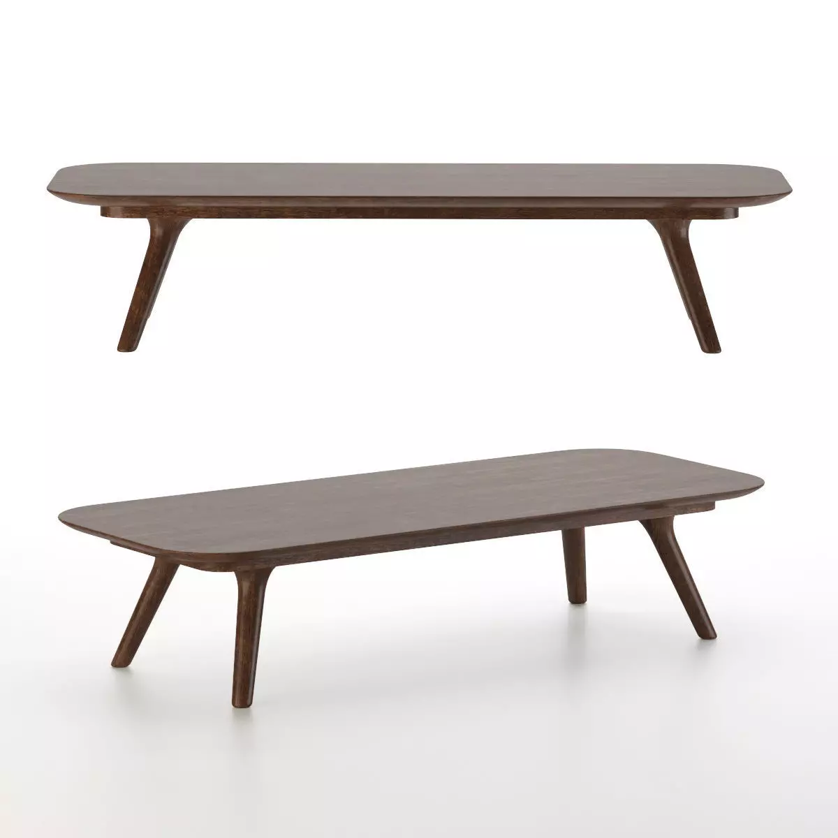 Zio Coffee Table Long 3D model_0