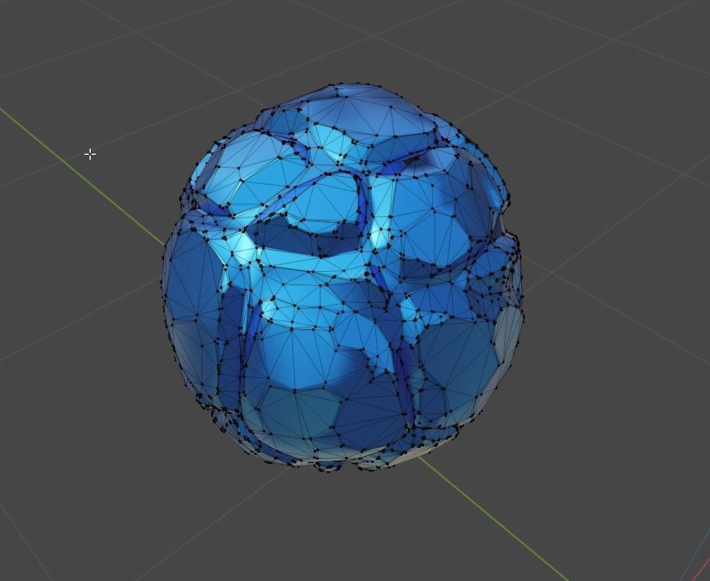  Stylized hextech stone from Arcane League of Legends 3D print model_3