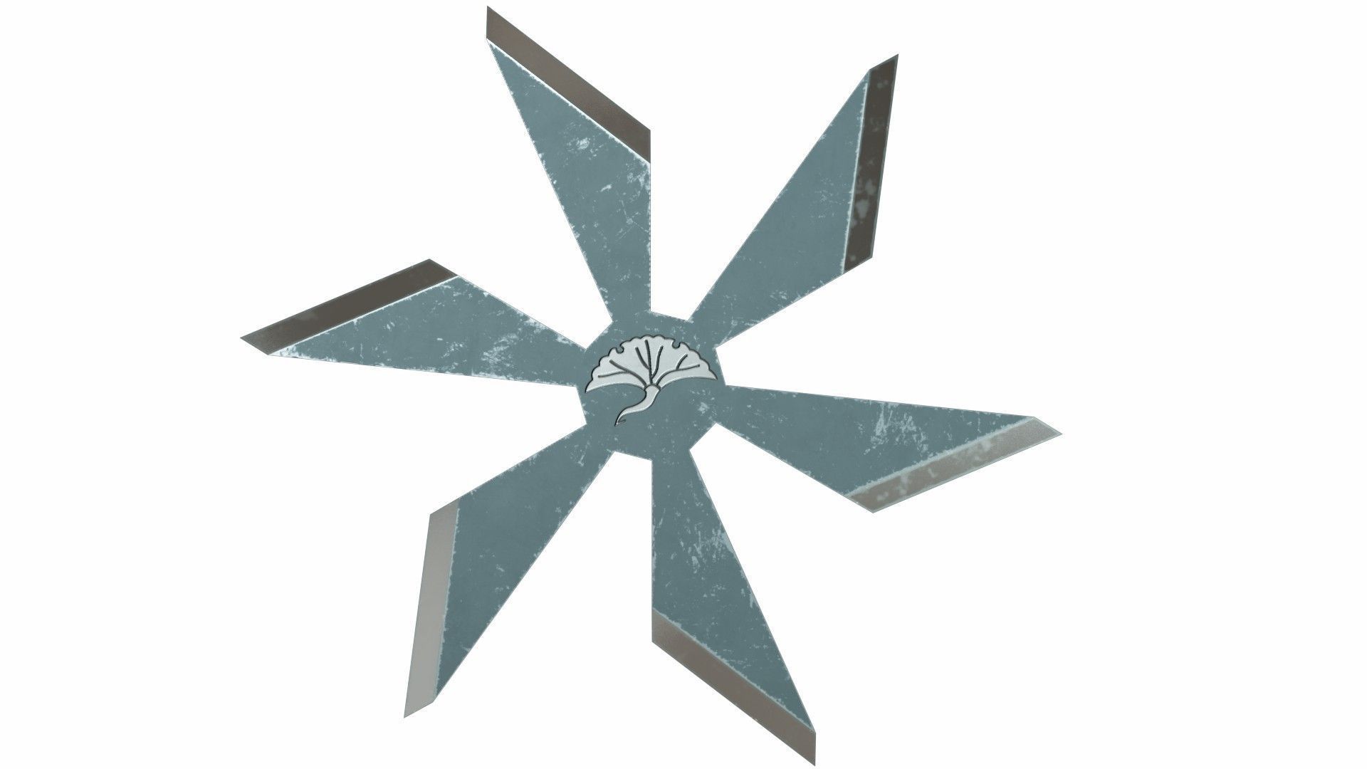 Collection of 20 shurikens Low-poly 3D model_17