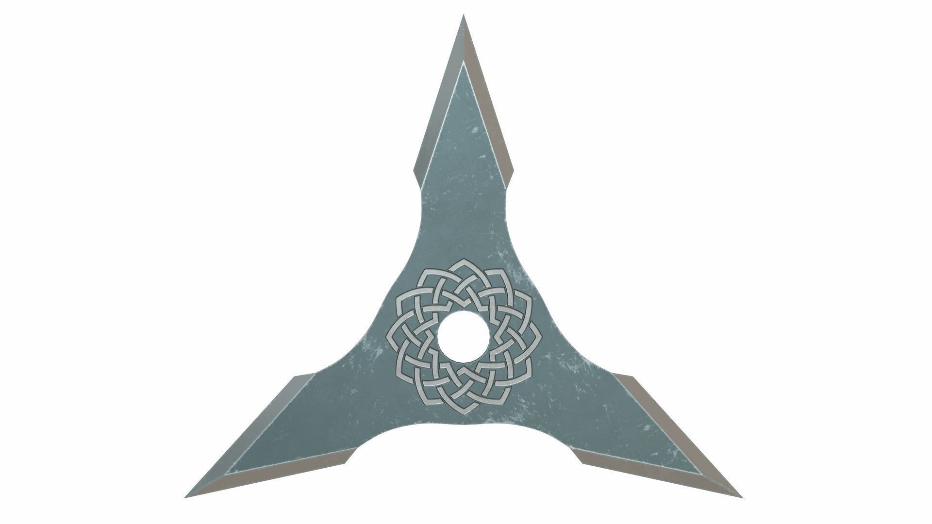 Collection of 20 shurikens Low-poly 3D model_1