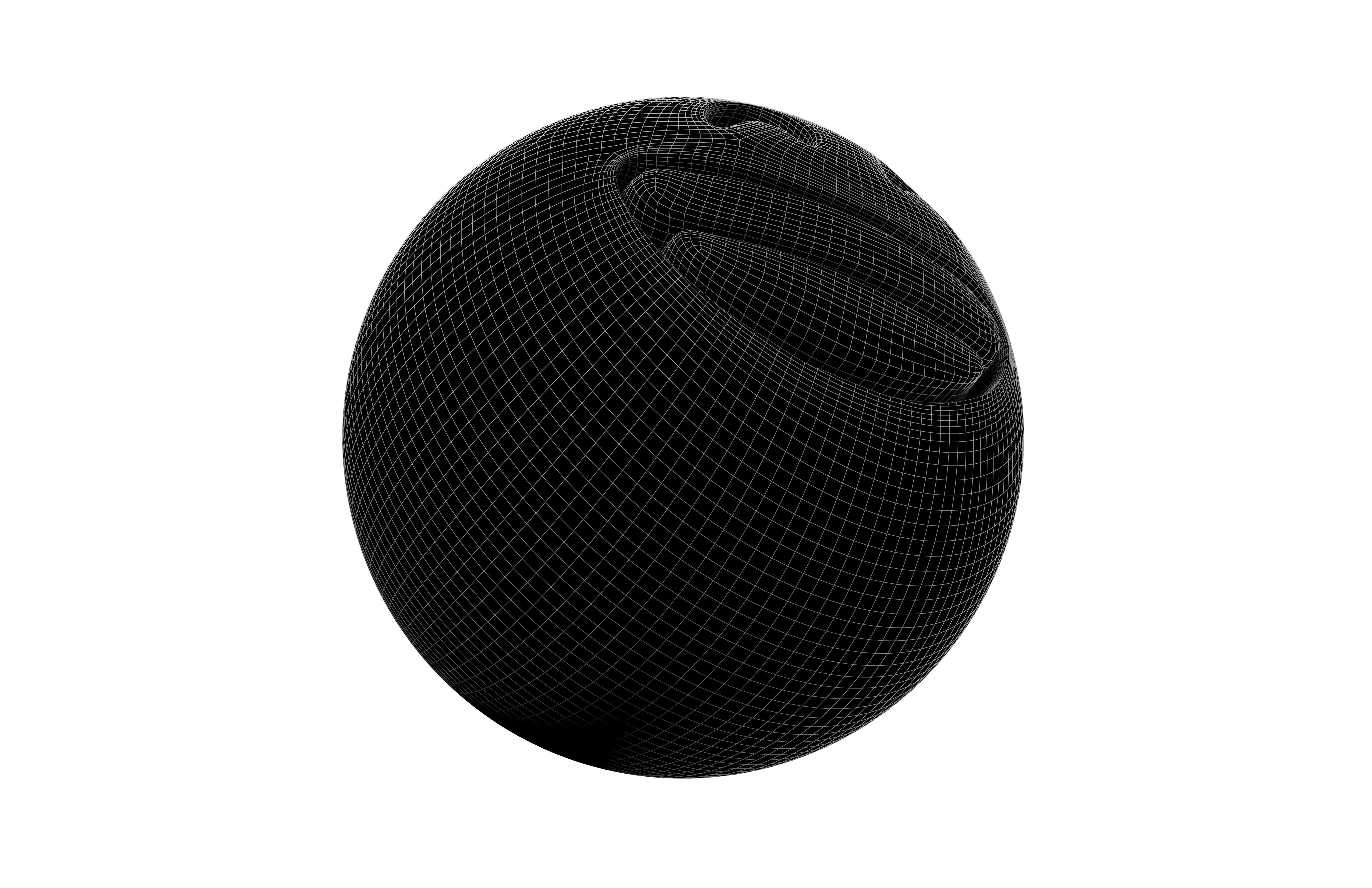 Beaming Face 07 Low-poly 3D model_5