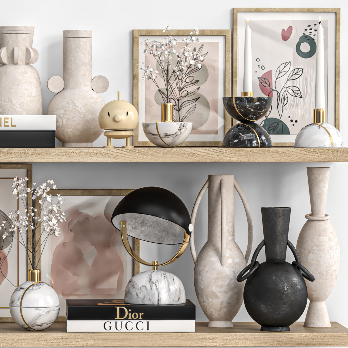 Decorative Set 31 3D model_8