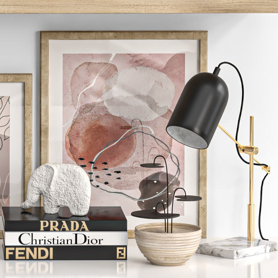 Decorative Set 31 3D model_7