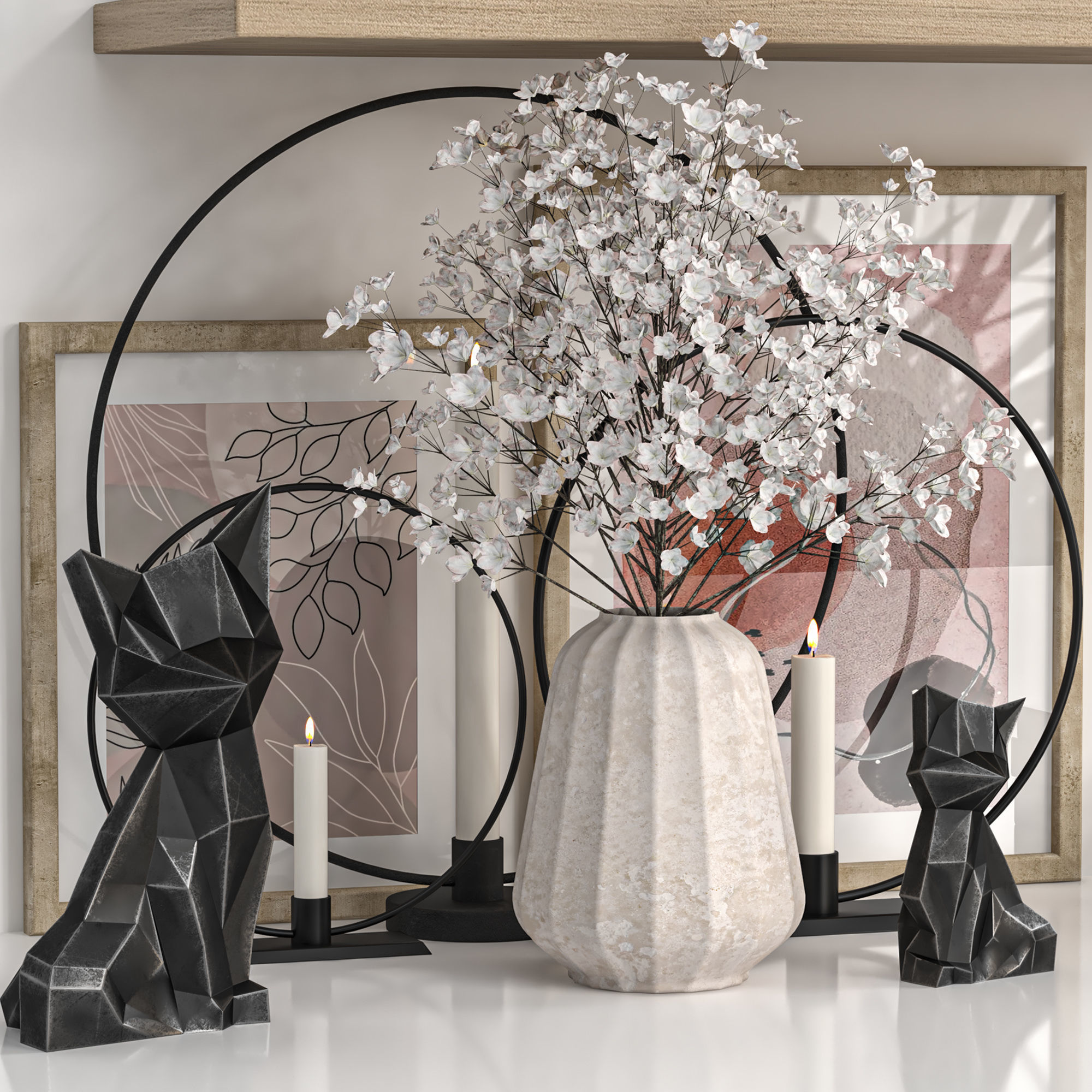 Decorative Set 31 3D model_3