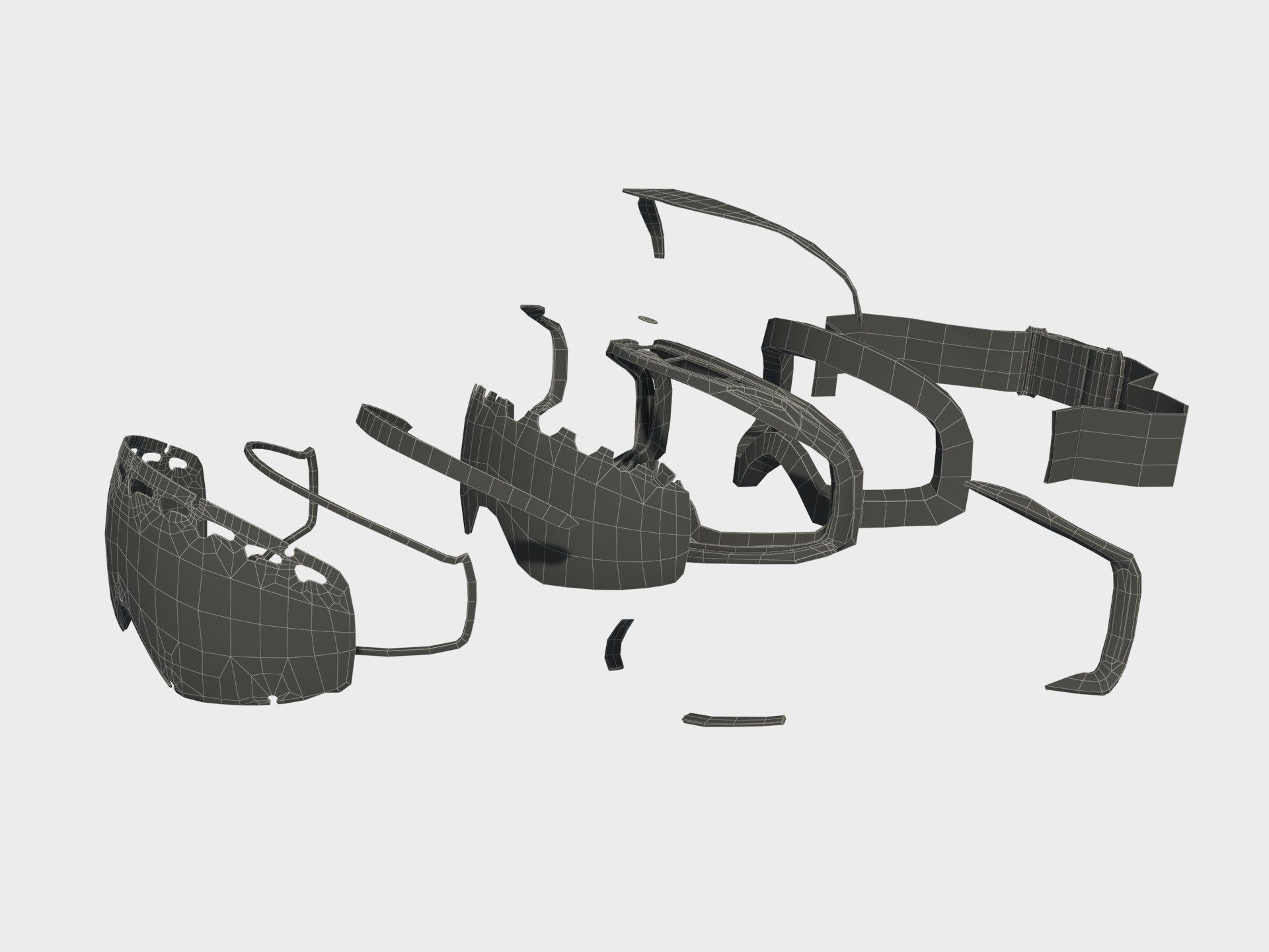 Oakley Crowbar goggles 3D model_9