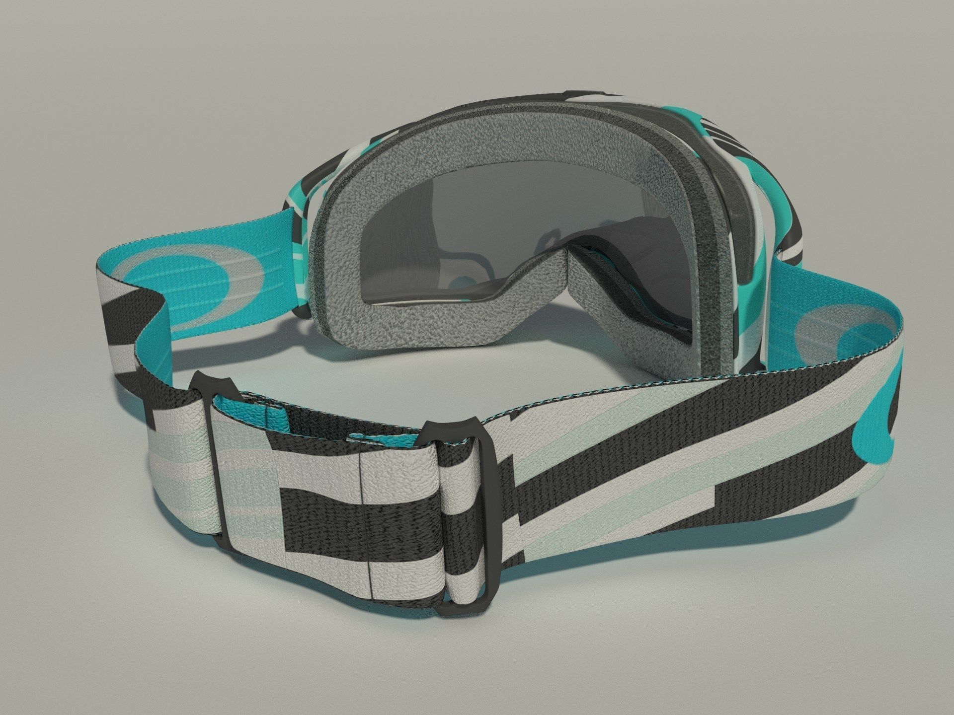 Oakley Crowbar goggles 3D model_7